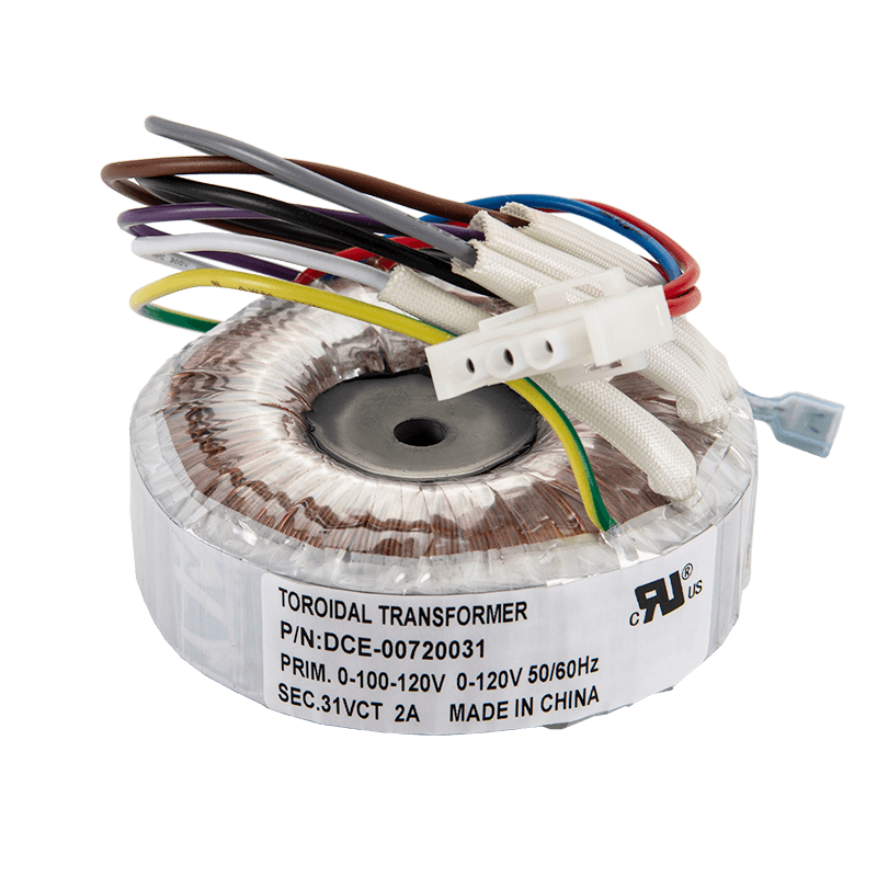 UL Certificate 120V to 31V 72VA Toroidal Transformer